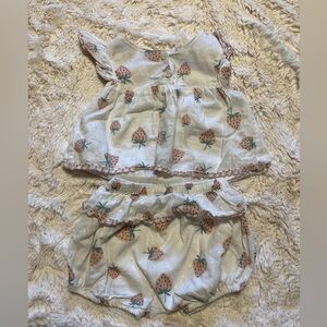Strawberry Shorts Set